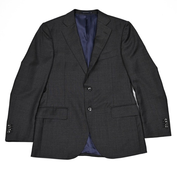 SuitSupply Lazio Vitale Barberis Canonico Super 110's Grey Jacket Coat 42‎ Slim